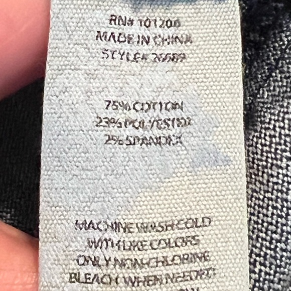 Soft Surroundings Stretch Blue Denim Bermuda Shorts Sz XL - Picture 8 of 8